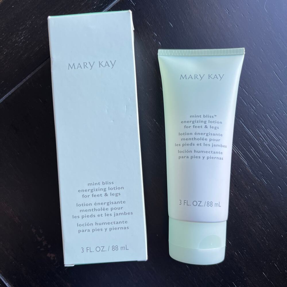 Mary Kay Mint Bliss Energizing Lotion for Feet & Legs 3 Fl Oz NIB